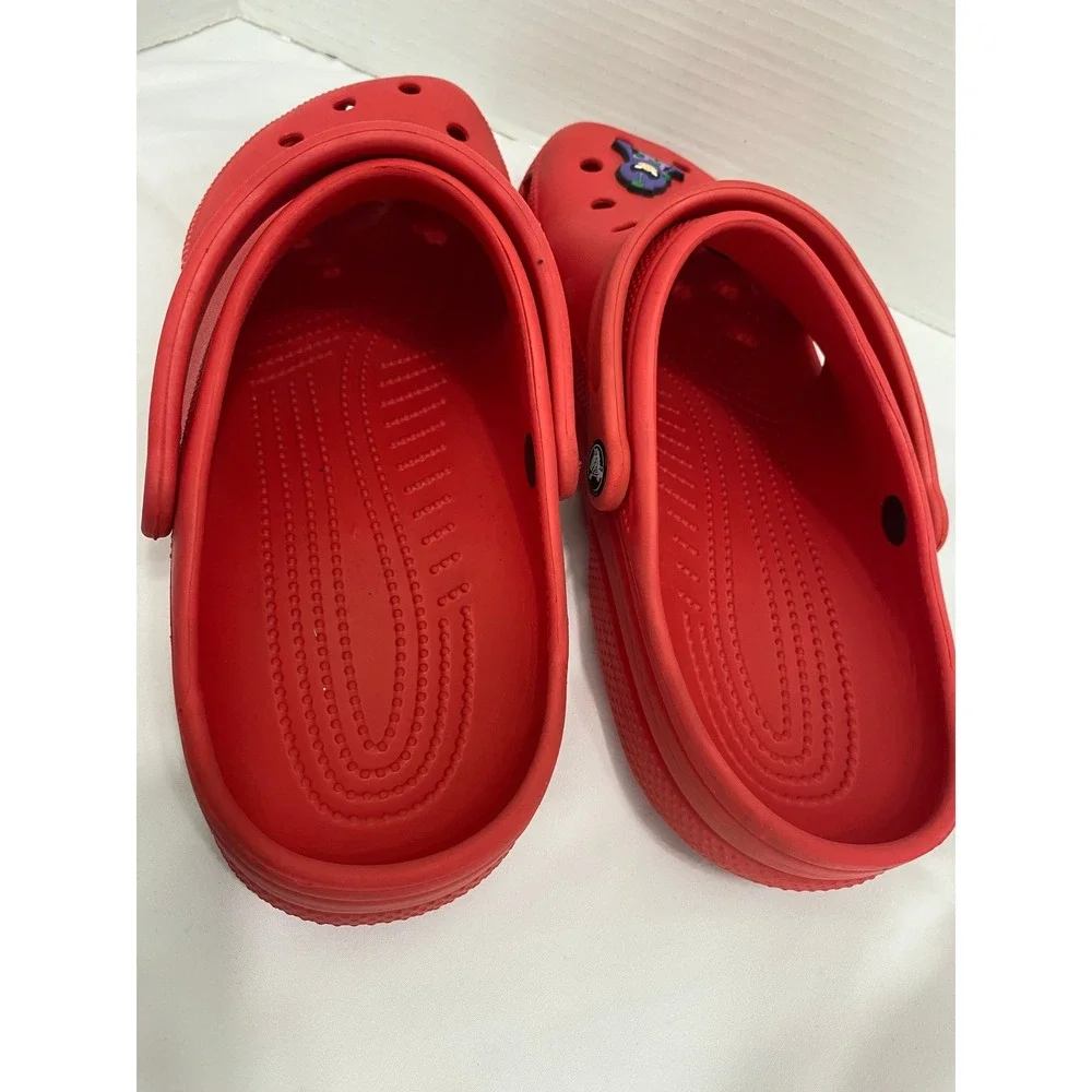 Crocs Classic Clogs Men 12 Red South Park Trix Jibbitz Charms Comfort Shoes
